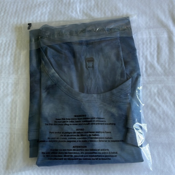 NEW Lululemon Always Agile Tank Diamond Dye True Navy Chambray size L - Picture 10 of 10